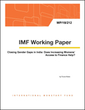 Closing Gender Gaps in India: Does Increasing Womens’ Access to Finance Help?