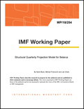 Structural Quarterly Projection Model for Belarus