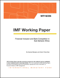 Financial Inclusion and Bank Competition in Sub-Saharan Africa