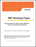 Importing Inputs for Climate Change Mitigation: The Case of Agricultural Productivity