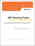Do Financial Markets Value Quality of Fiscal Governance?