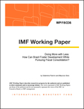 Doing More with Less: How Can Brazil Foster Development While Pursuing Fiscal Consolidation?