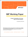 Granger Predictability of Oil Prices After the Great Recession