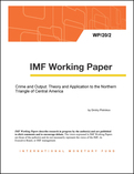 Crime and Output: Theory and Application to the Northern Triangle of Central America
