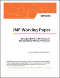 Synergies Between Monetary and Macroprudential Policies in Thailand