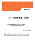 Intangible Investment and Low Inflation: A Framework and Some Evidence